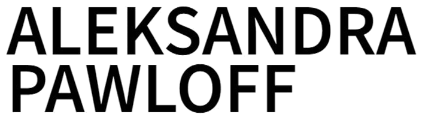 Fotografin Aleksandra Pawloff Logo